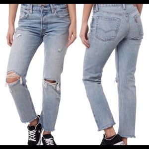 Levi’s original 501 cropped skinny Crazy Cool
